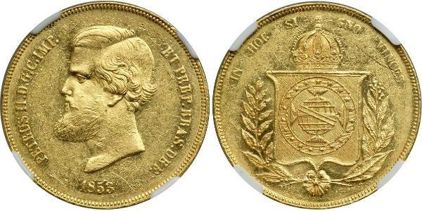 20000 Рейс Бразильська імперія (1822-1889) Золото Педру II (імператор Бразилії) (1825 - 1891)