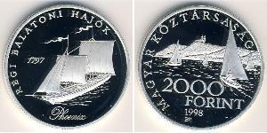 2000 Forint Hongrie (1989 - ) Argent 