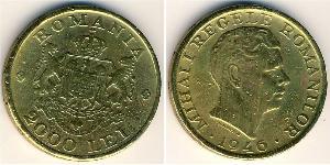 2000 Lev Regno di Romania (1881-1947) Ottone Michele I di Romania (1927-)