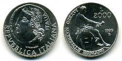 2000 Lira Italien Silber 