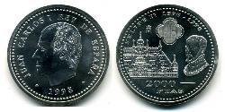 2000 Peseta Regno di Spagna (1976 - ) Argento Juan Carlos I (1938 - )