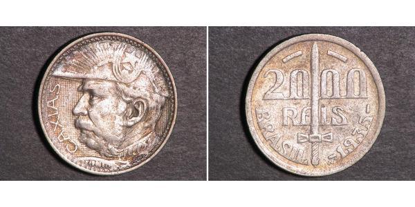 2000 Reis Brésil Argent 