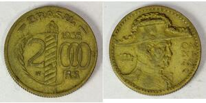 2000 Reis Brazil Bronze/Aluminium 