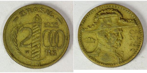 2000 Reis Brazil Bronze/Aluminium 