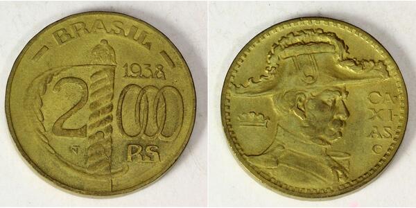 2000 Reis Brazil Bronze/Aluminium 