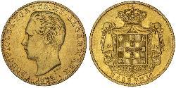 2000 Reis Regno del Portogallo (1139-1910) Oro Luigi del Portogallo (1838 - 1889)