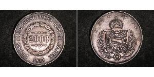 2000 Reis Brasil Plata 