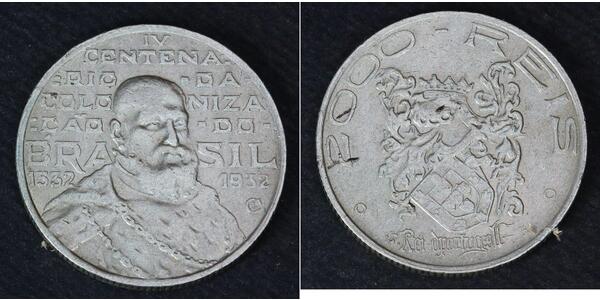 2000 Reis Brasil Plata 