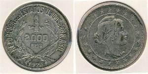 2000 Reis Brasilien Silber 