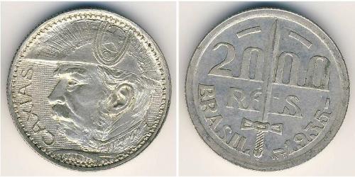 2000 Reis Brasilien Silber 