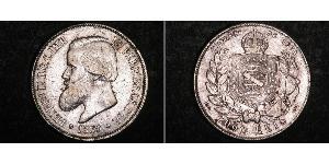 2000 Reis Empire of Brazil (1822-1889) Silber Peter II. (Brasilien) (1825 - 1891)