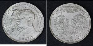 2000 Reis Brazil Silver 