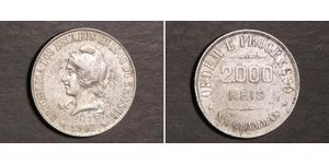 2000 Reis Brazil Silver 