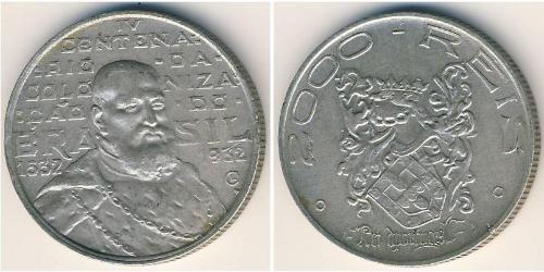 2000 Reis Brazil Silver 