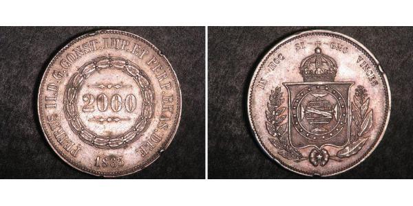 2000 Reis 巴西 銀 
