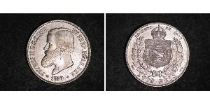 2000 Reis 巴西帝國 (1822 - 1889) 銀 佩德罗二世 (巴西) (1825 - 1891)