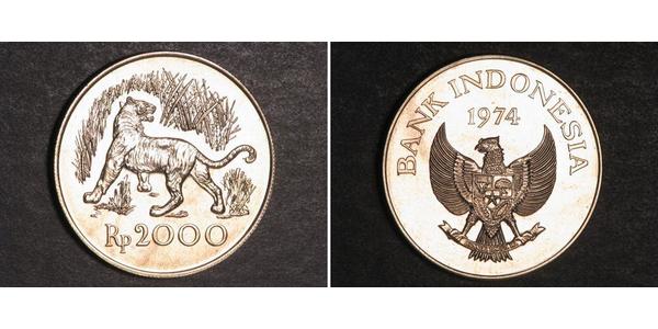 2000 Индонезийская рупия Индонезия Серебро 