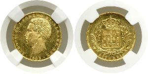 2000 Рейс Королівство Португалія (1139-1910) Золото Луіш I (1838 - 1889)