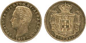 2000 Рейс Королівство Португалія (1139-1910) Золото Луіш I (1838 - 1889)