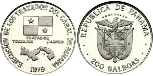 200 Balboa 巴拿马 Platinum 