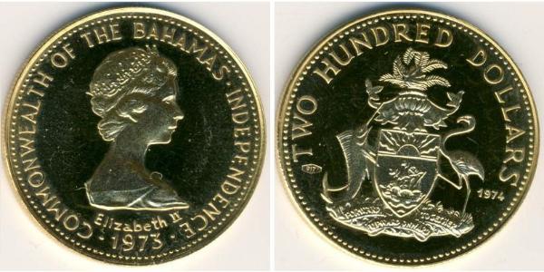 200 Dollar Bahamas Gold 