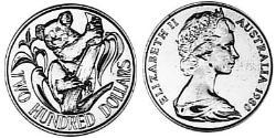 200 Dollar Australie (1939 - ) Or 