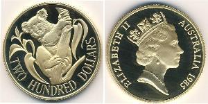 200 Dollar Australie (1939 - ) Or Elizabeth II (1926-2022)