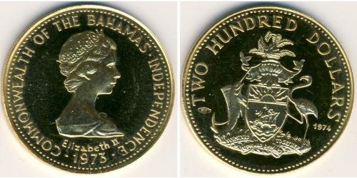 200 Dollar Bahamas 金 