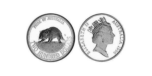 200 Dollar 澳大利亚 金 伊丽莎白二世 (1926-2022)