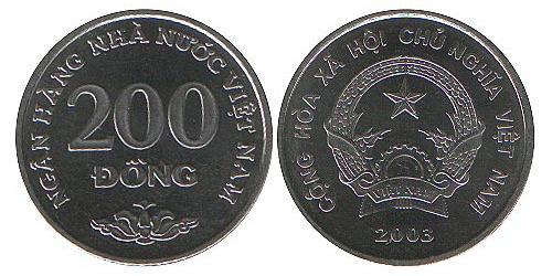 200 Dong Viêt Nam Acier/Nickel 