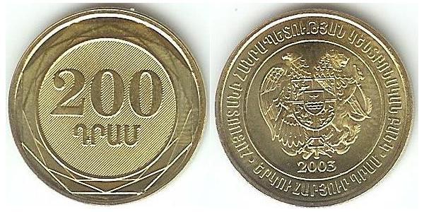 200 Dram Armenia (1991 - )  