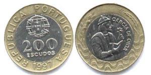200 Escudo Portuguese India (1510-1961) Bimetal 