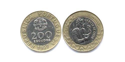 200 Escudo Portuguese India (1510-1961) Bimetal 