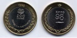 200 Escudo Republica Portuguesa (1975 - ) Bimetal 