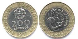200 Escudo 葡屬印度 (1505 - 1961) Bimetal 