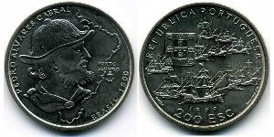 200 Escudo Portuguese Republic (1975 - ) Copper/Nickel 
