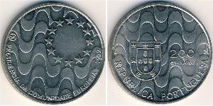 200 Escudo Portuguese Republic (1975 - ) Copper/Nickel 