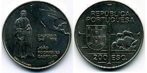 200 Escudo Republica Portuguesa (1975 - ) Kupfer/Nickel 