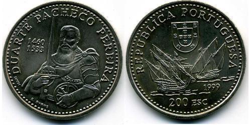 200 Escudo Republica Portuguesa (1975 - ) Kupfer/Nickel 
