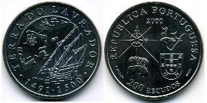 200 Escudo Portogallo (1975 - ) Rame/Nichel 