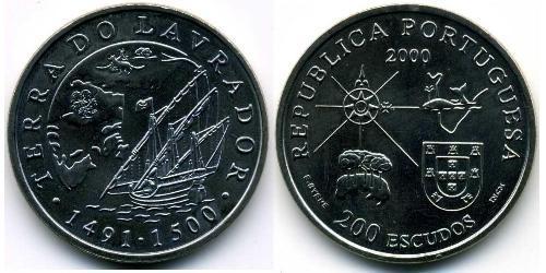 200 Escudo Portogallo (1975 - ) Rame/Nichel 