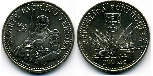 200 Escudo Portogallo (1975 - ) Rame/Nichel 