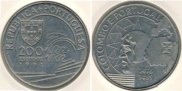 200 Escudo Portogallo (1975 - ) Rame/Nichel 