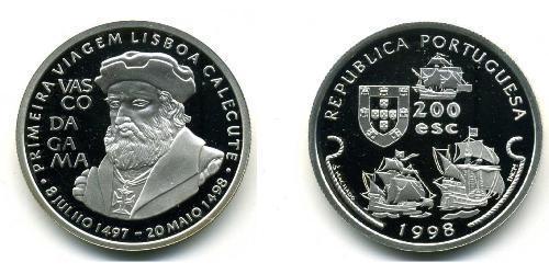 200 Escudo Portuguese Republic (1975 - ) Silver 