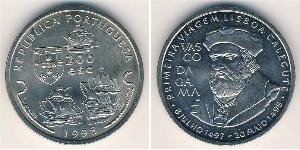200 Escudo 葡萄牙 銀 