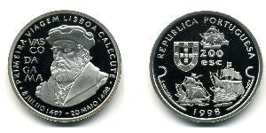 200 Escudo 葡萄牙 銀 