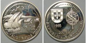 200 Escudo 葡萄牙 銀 