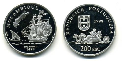 200 Escudo 葡萄牙 銀 