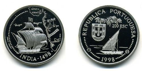 200 Escudo 葡萄牙 銀 