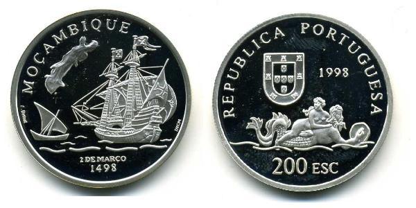 200 Escudo 葡萄牙 銀 